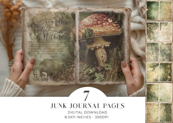 Download Woodland Junk Journal Pages Bifold - Premium Resources
